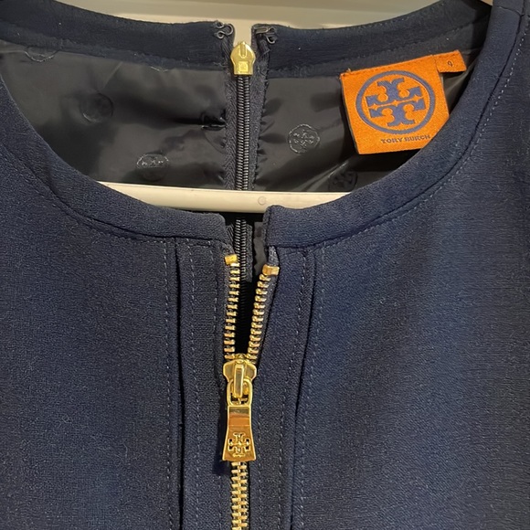 Tory Burch Navy Sheath Dress - Picture 5 of 7